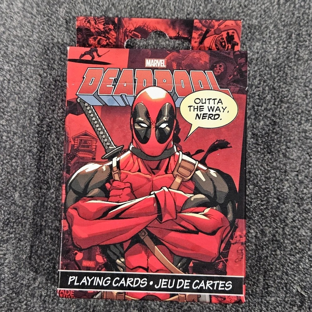Marvel‎ Deadpool Playing Cards 3.5" x 2.5" Deck Ages 14+